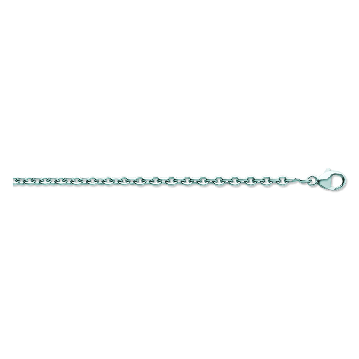 Chaîne Maille forçat rond - 45 cm