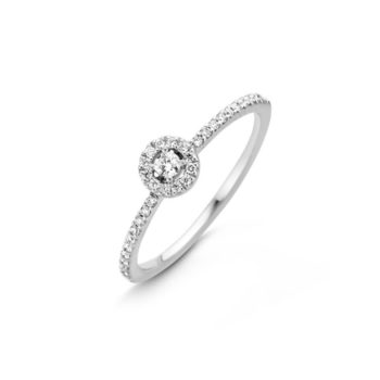 Bague de Fiançailles Diamants et Or blanc