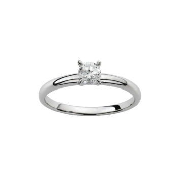 Solitaire 0.30ct 4 griffes serre d'aigle