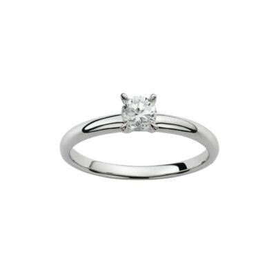 Solitaire 0.50ct 4 griffes serre d'aigle