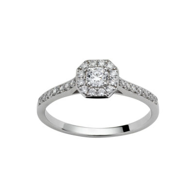 Solitaire style Art Déco