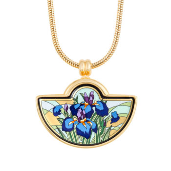 Pendentif Frey Wille - Hommage à Claude Monet - Iris