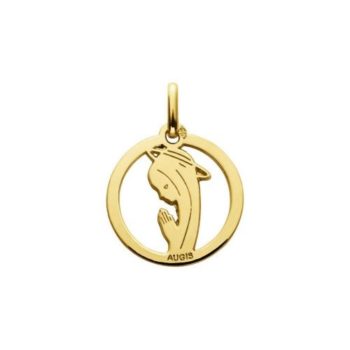 Médaille ronde ajourée Vierge