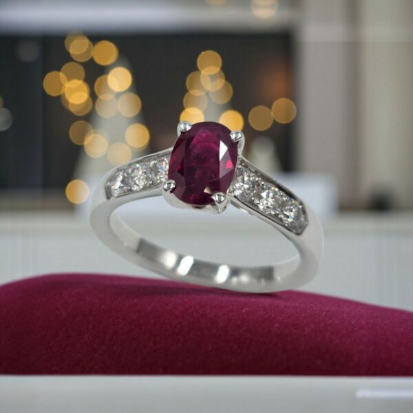 bague rubis diamants bijouterie mohedano