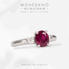 bague création mohedano trilogie rubis et diamants