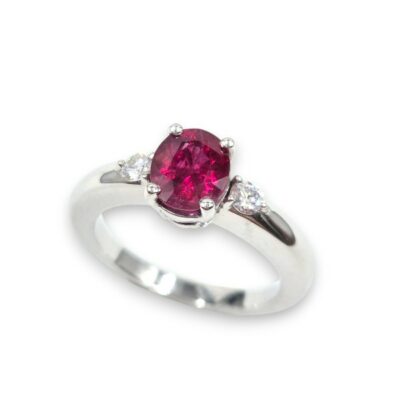 bague création mohedano trilogie rubis et diamants
