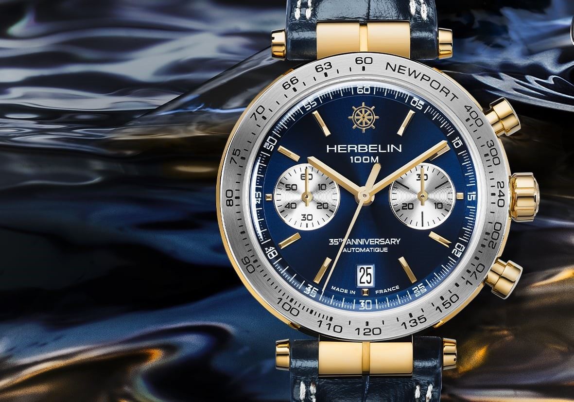 Montre Michel Herbelin New Port Chrono Automatique Numéro 155