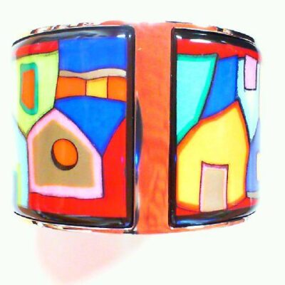 Bracelet cerclé Frey Wille- Hommage à HUNDERTWASSER
