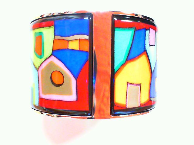 Bracelet cerclé Frey Wille- Hommage à HUNDERTWASSER
