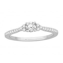 Bague Princesse Serti De Diamants