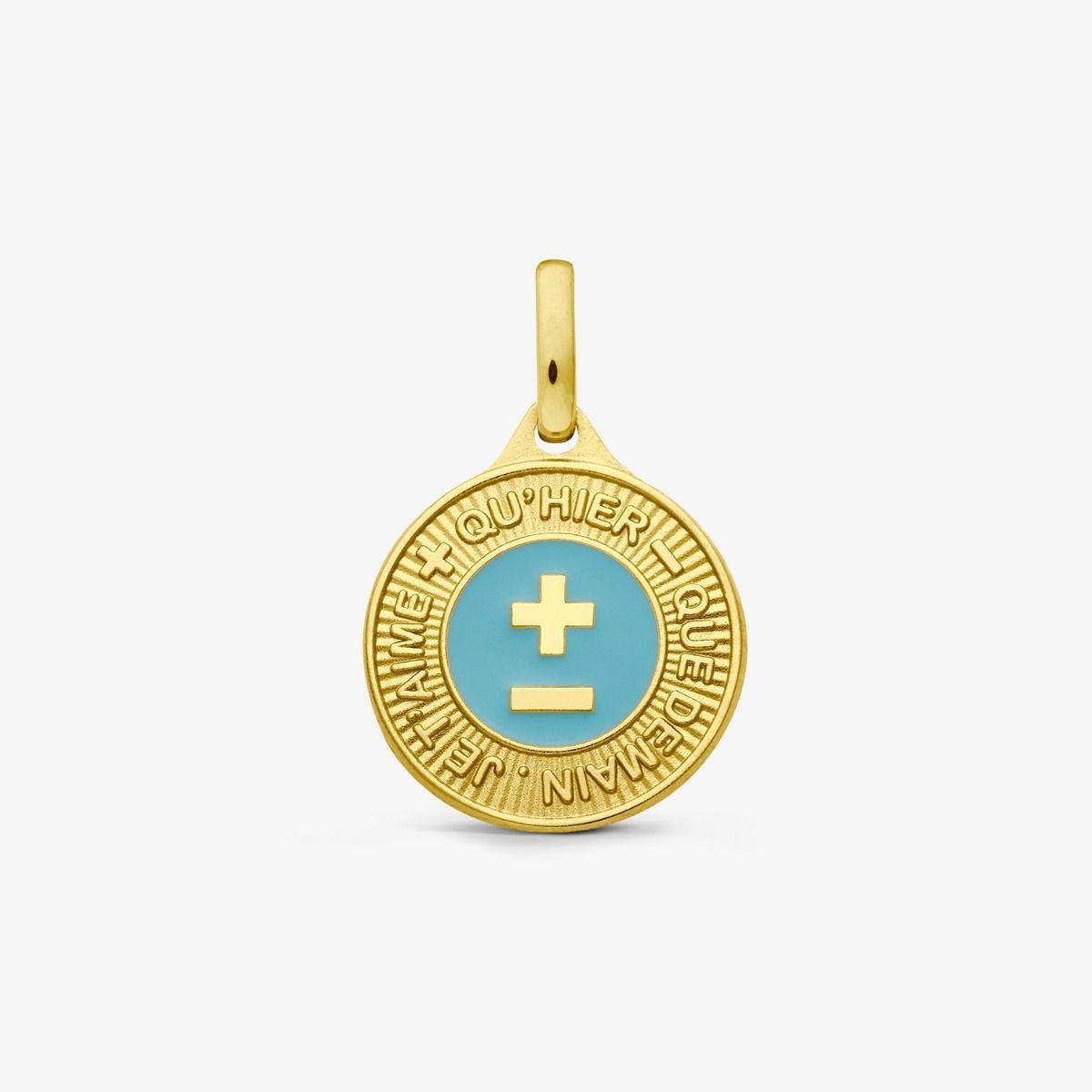 Médaille d'Amour AUGIS L'Élégante Bleu Ciel