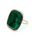 bague en or rose collection riviere _serti d'une malachite
