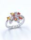 bague-printemps-saphirs-de couleurs - bijouterie mohedano
