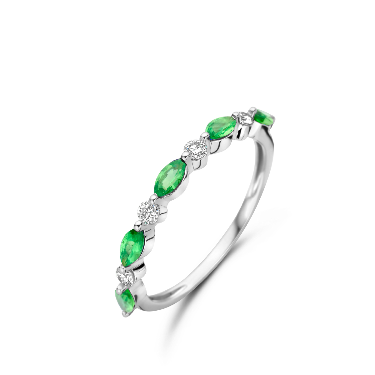 alliance grenat tasavorite et diamants