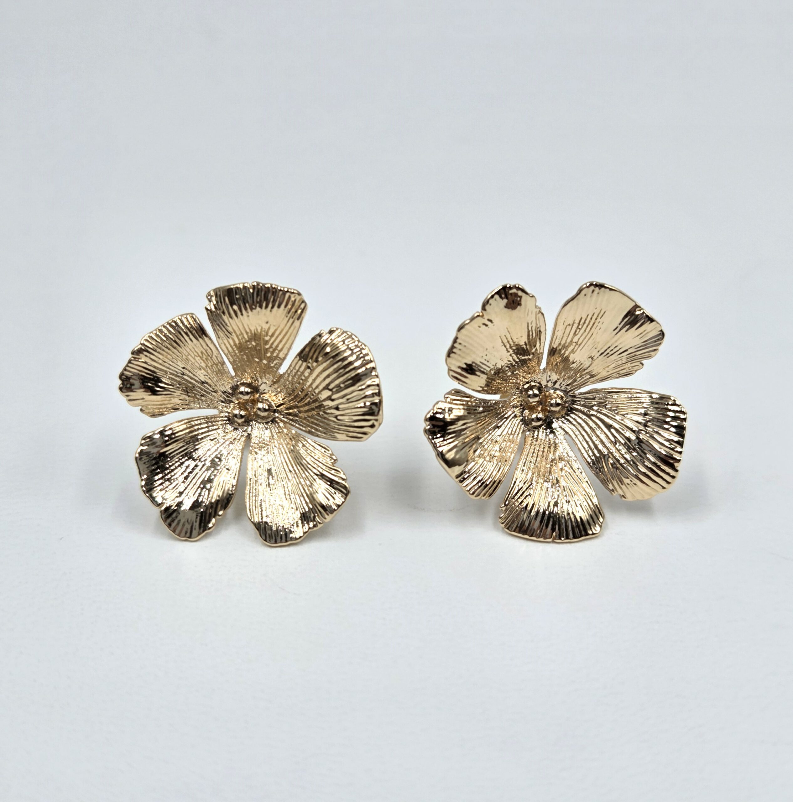 bijoux fantaisie-plaque or fleur de cerisier