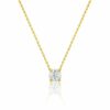 collier-diamant-0.30- carat certifie GIA