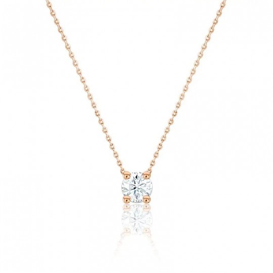 collier-diamant-0.30- carat certifie GIA