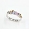 bague bouquet floral saphirs et diamants bijouyterie mohedano