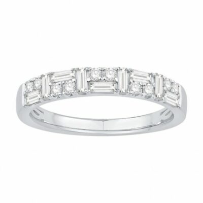 Alliance Diamants taille baguette et brillant
