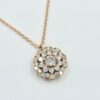 ECLAT DE ROSEE - collier diamants sur or rose - bijouterie mohedanpo