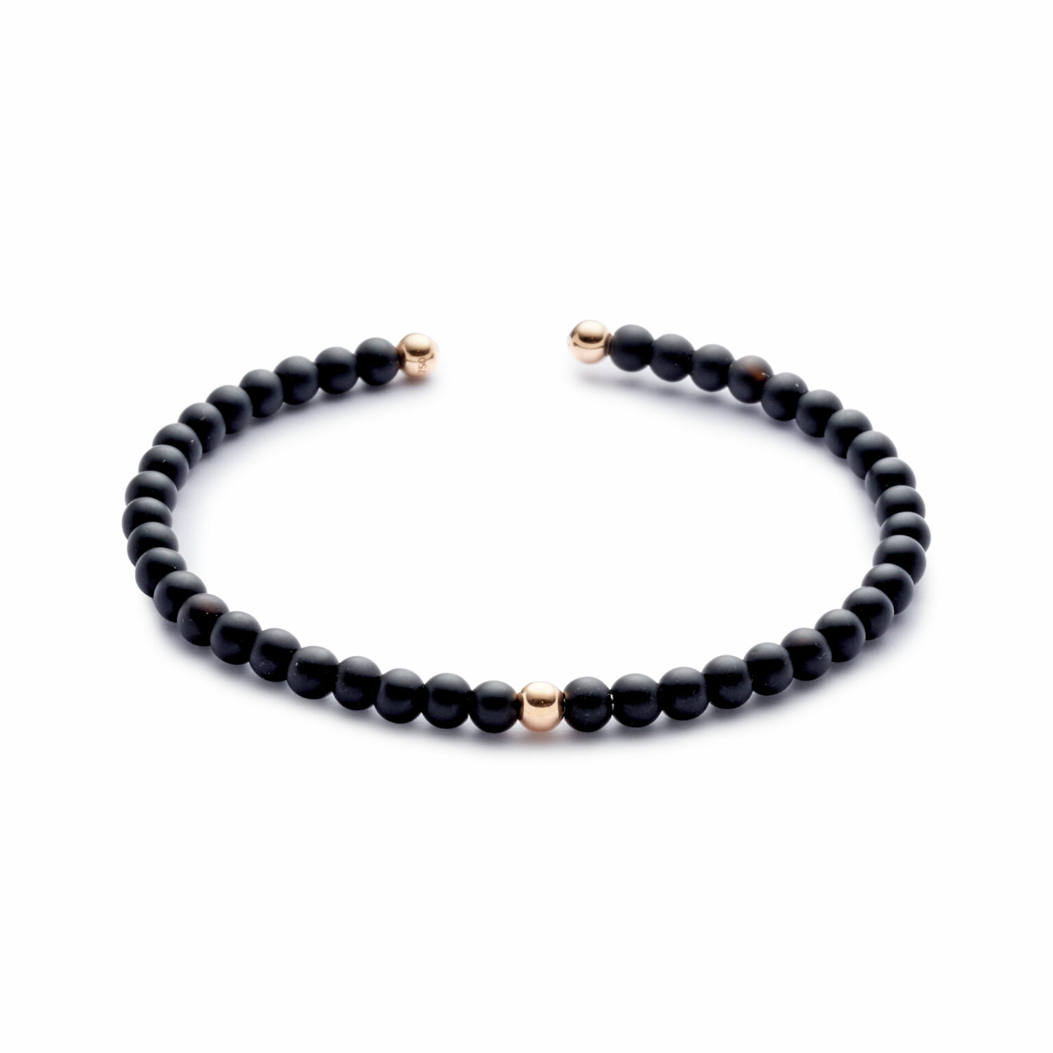 Bracelet Homme Jaibor Céramique noire et or