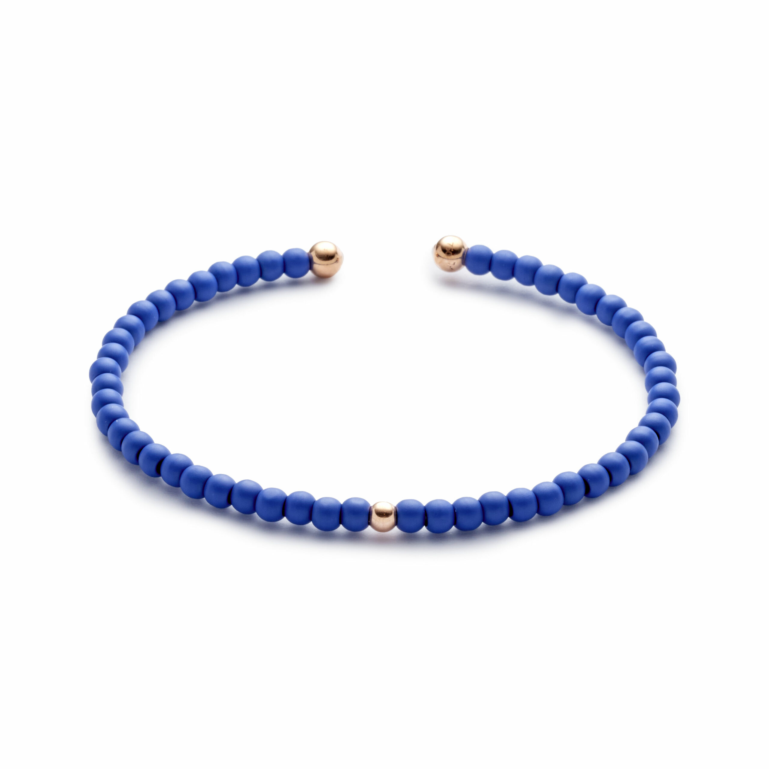 Bracelet Jaibor Céramique bleu et or