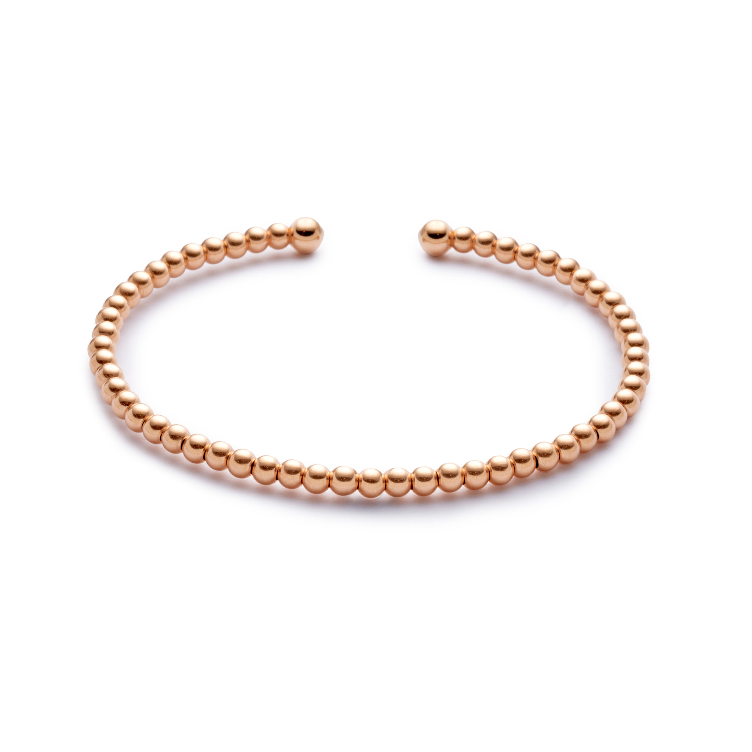 Bracelet jonc ouvert Jaibor en or rose