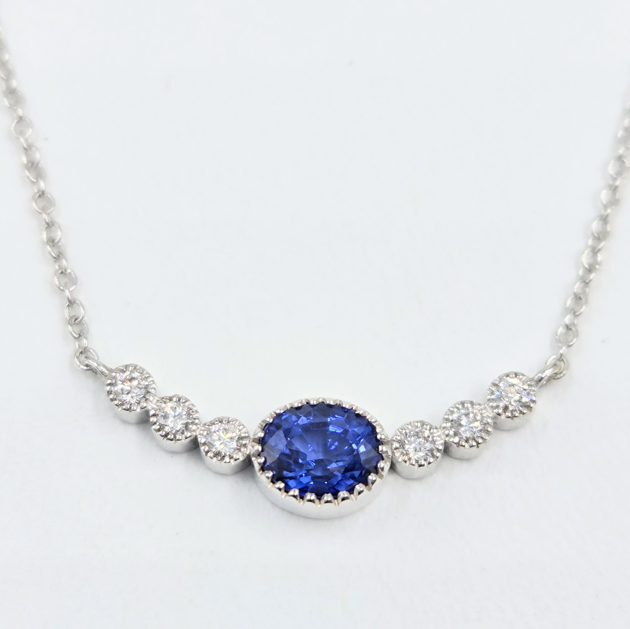 collier saphir et diamants promotion black friday bijouterie mohedano