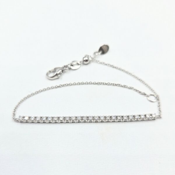 bracelet mini rivière de diamants bijouterie mohedano