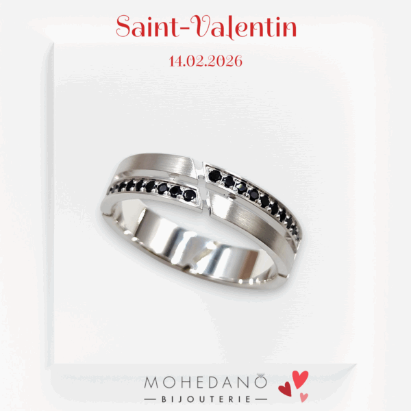bague homme spinelle et diamant bijouterie mohedano