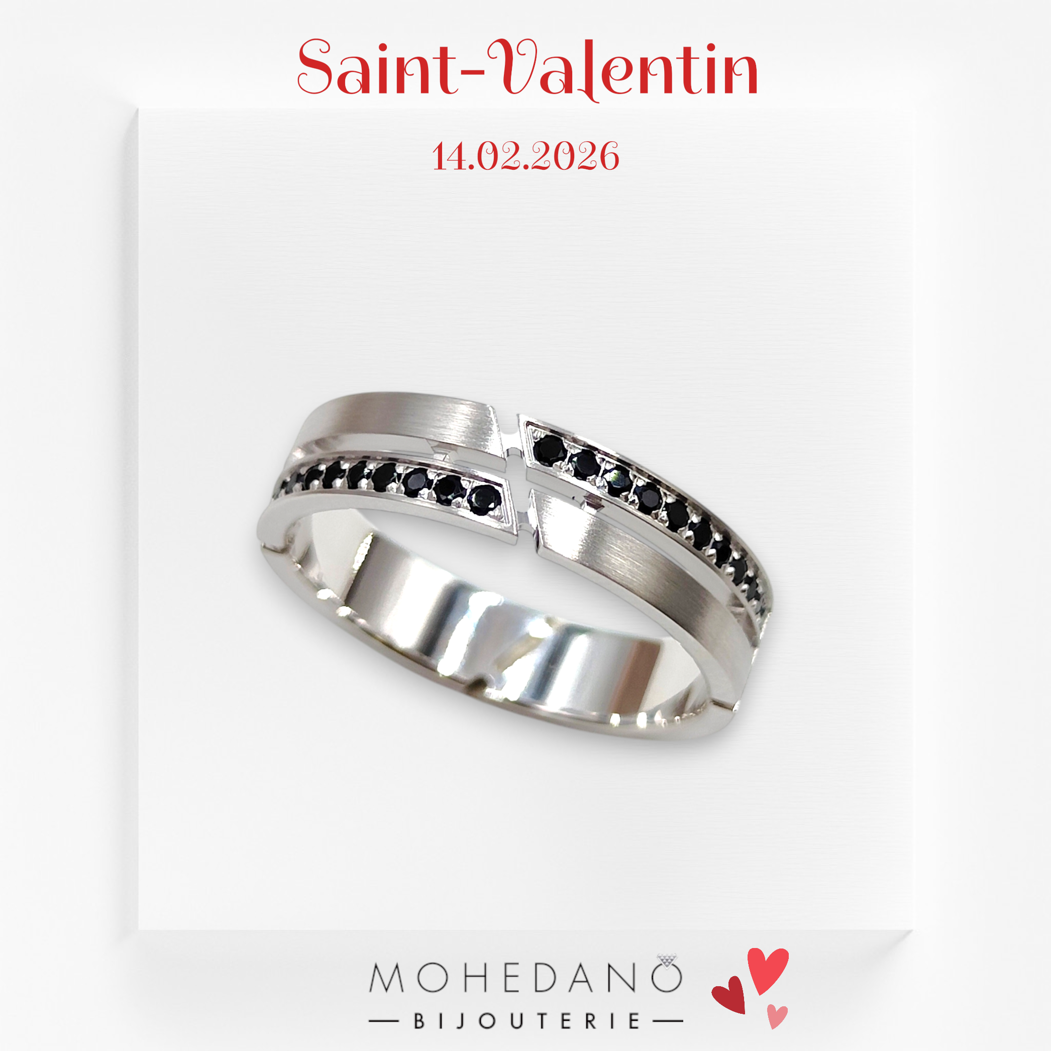 bague homme spinelle et diamant bijouterie mohedano
