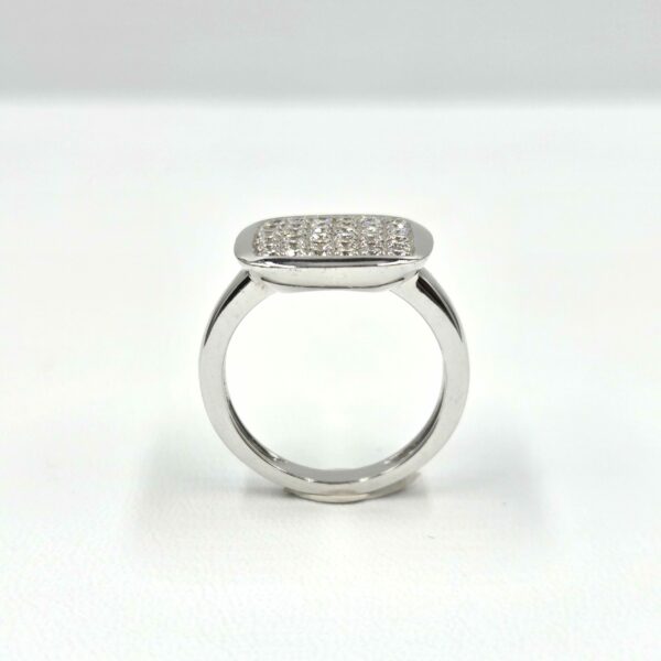 Bague Prestige en or blanc - Pavage de diamants