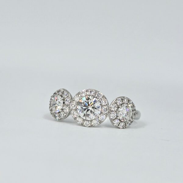 Bague Or Blanc - Trilogie Astrale