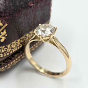 solitaire Or Jaune Diamant - Occasion – Image 4