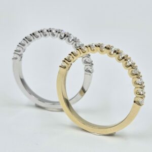 Bague Demi Tour Diamant - Eclat Solaire – Image 3