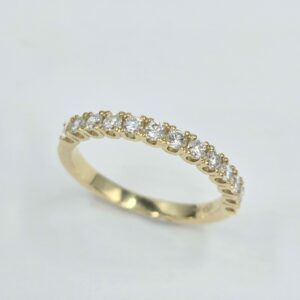 Bague Demi Tour Diamant - Eclat Solaire – Image 2