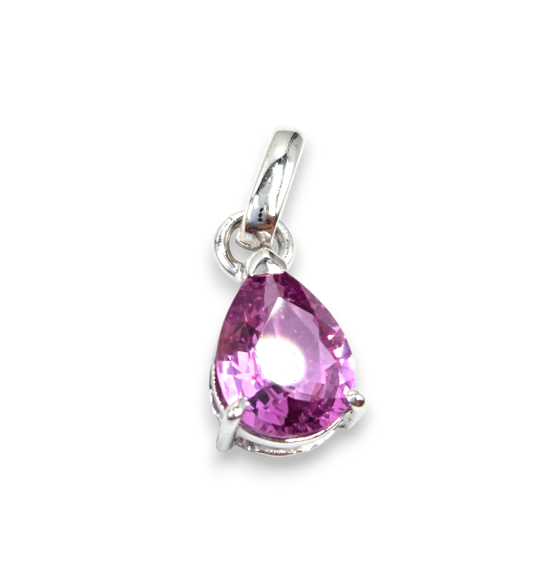 Pendentif - Création Mohedano - Saphir rose