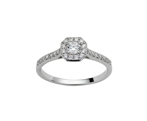 Solitaire style Art Déco