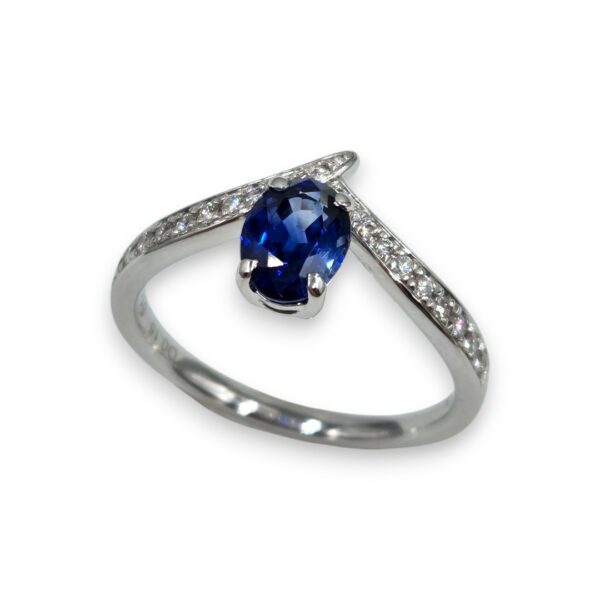 bague nova-bijouterie-mohedano-saphir-diamants