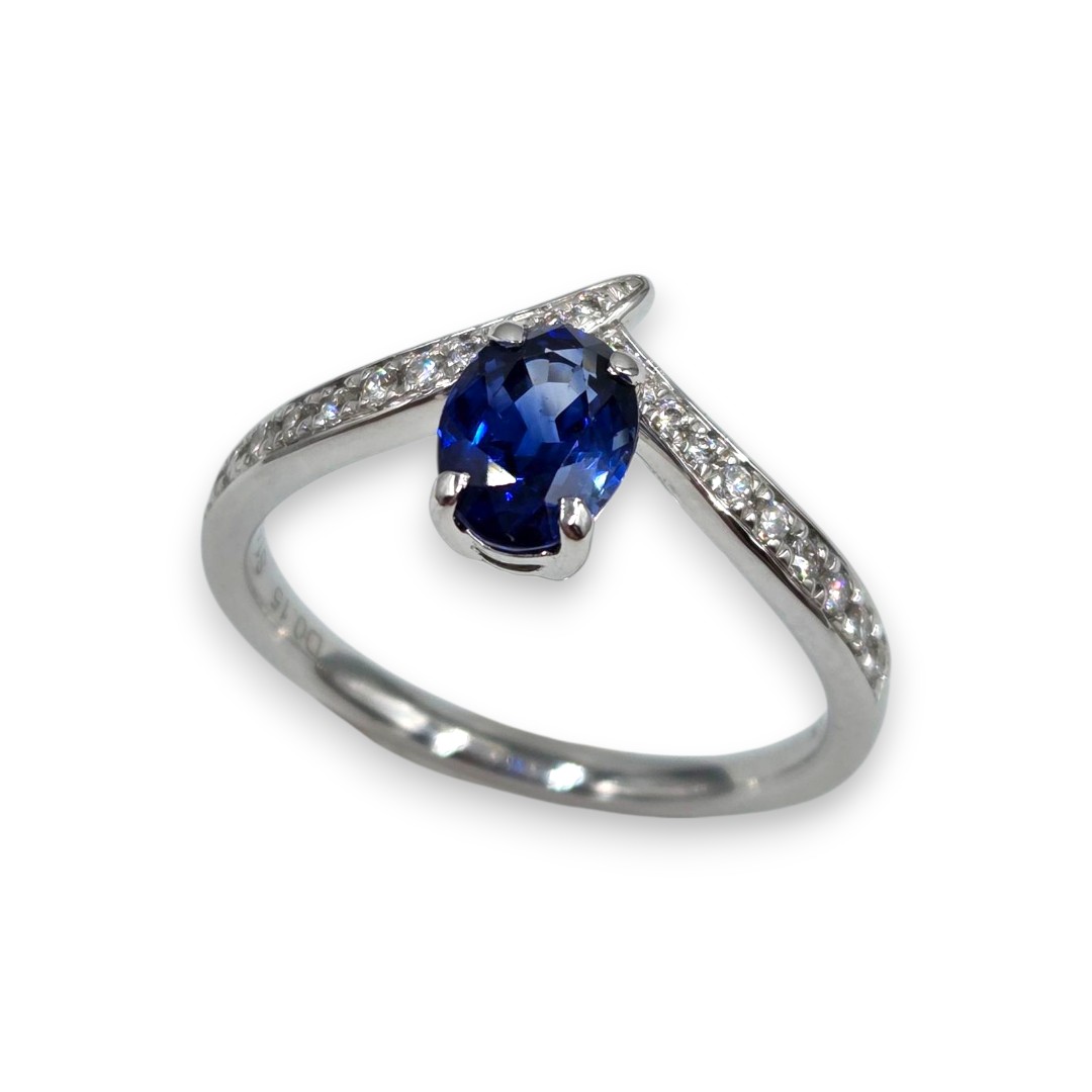 bague nova-bijouterie-mohedano-saphir-diamants