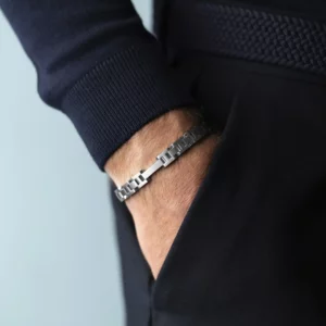 Bracelet homme - Collection Herbelin - Cap Camarat acier – Image 3