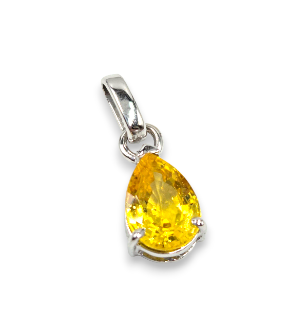 Pendentif - Création Mohedano - Saphir jaune