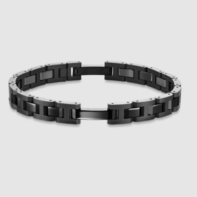 Bracelet homme - Collection Herbelin - Cap Camarat céramique noire