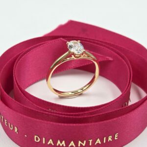 Solitaires Diamants ovale