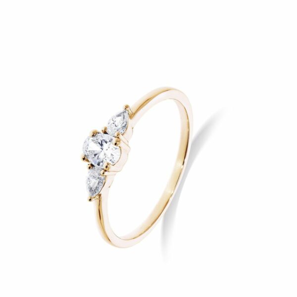 Bague de Fiançailles Promesse Éternelle - Solitaire diamant