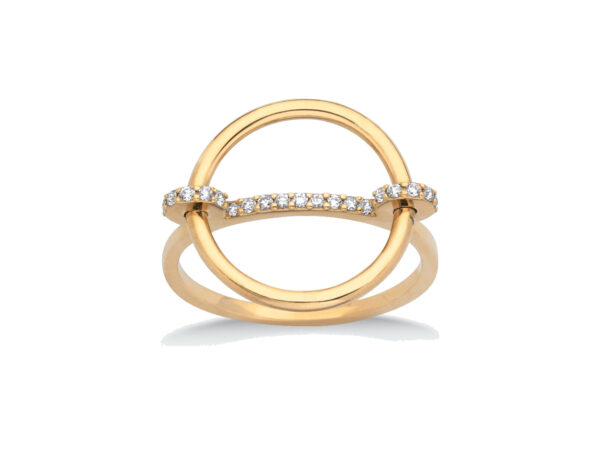 Bague Saturne diamants