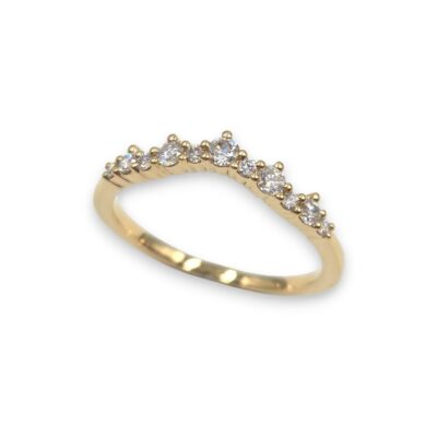 bague diamant diadème pour femme