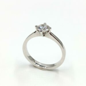 Création Mohedano - Solitaire "Eos" Diamant 0,62ct GVS – Image 3