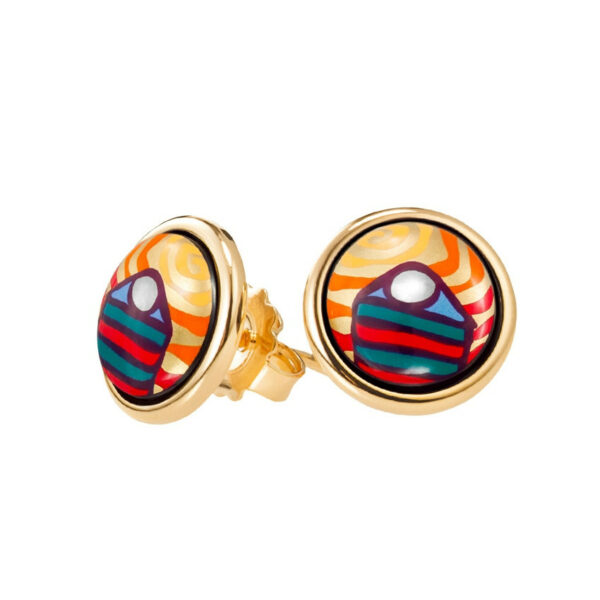 boucles-oreilles_cabochon_hundertwasser_freywille_imperial_bijouterie-mohedano.jpg Boucles d'oreilles Frey Wille - Hommage à Hundertwasser Imperial