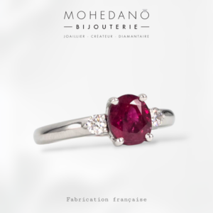 Bague Rubis et Diamants - Création Mohedano – Image 4